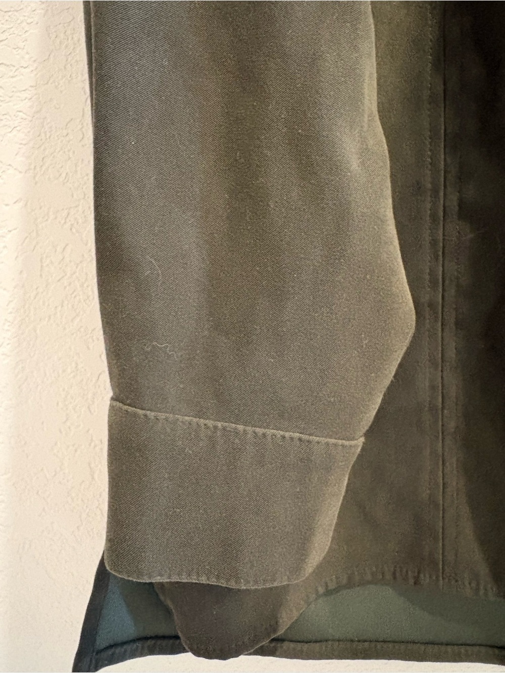 Talbots Olive Utility Button-Up Jacket - Picture 4 of 6